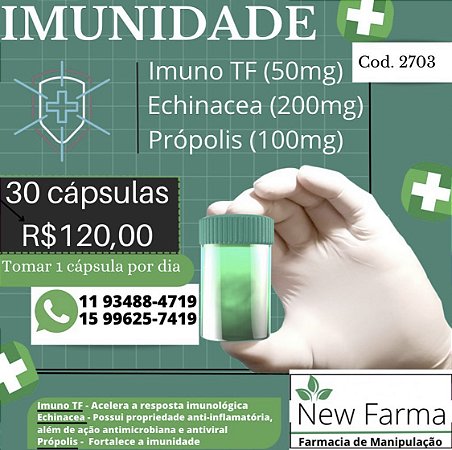 Cápsulas para imunidade