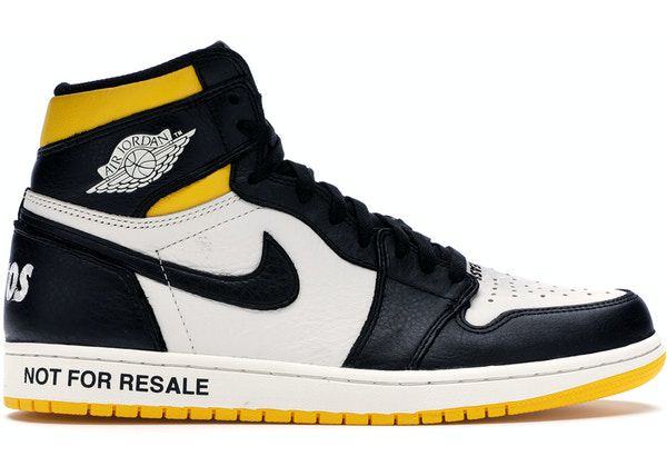 not for resale jordan 1 yellow legit check