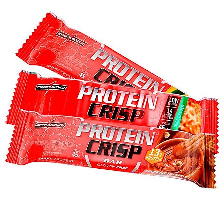Barra de Proteína Protein Crisp Bar (1 Unidade) - Integral Medica - Barato  Suplementos