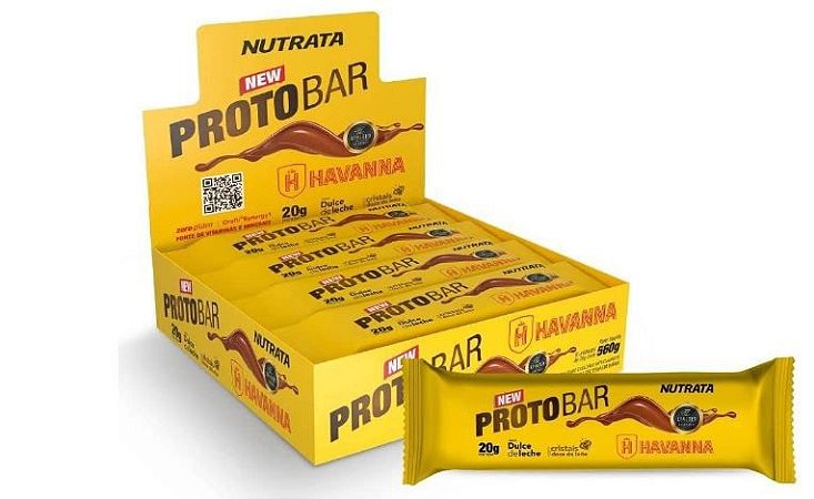 ProtoBar Doce de Leite Havanna (8 unidades de 70g) - Nutrata
