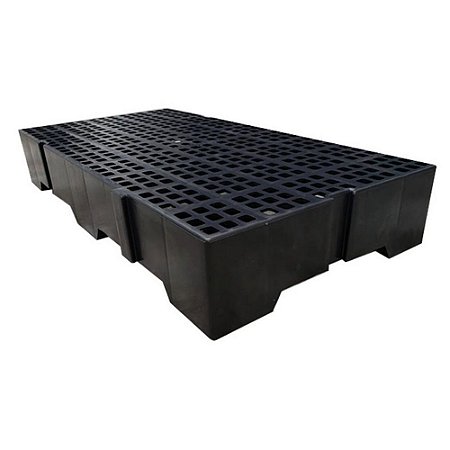 Estrado Plástico Modular 13x41x82cm Preto