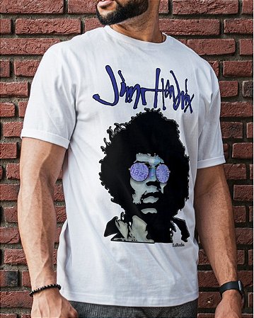 Camiseta Jimi Hendrix | LaRocka Camisetas - LaRocka - Camisetas Rock'n'Roll  e afins.