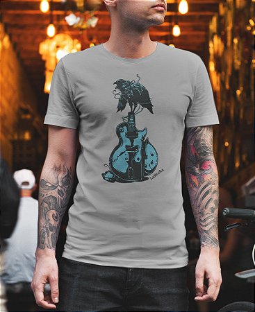 Camiseta Guitarra Corvo