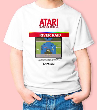 Camiseta Infantil Games Retrô River Raid