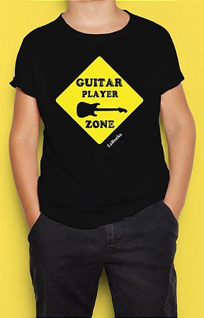 Camiseta Infantil Guitar Player Zone