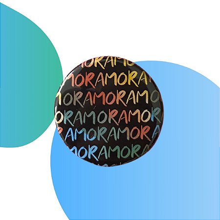 Botton Americano 35MM - AMO AMOR