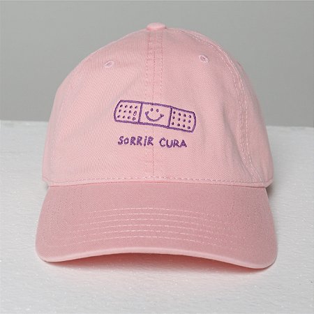 Boné SORRIR CURA - Rosa