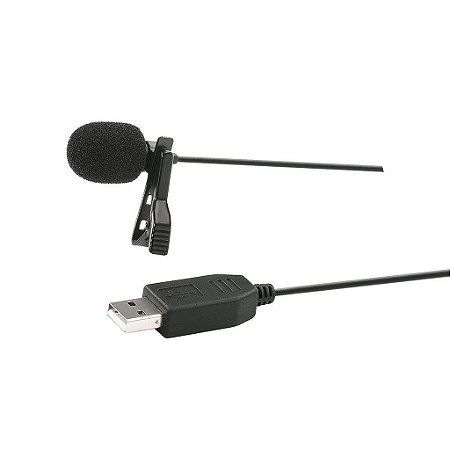Microfone lapela para computadores PC & MAC plug&play - USB | Loja Oficial  - Turbo Music - TURBO MUSIC LOJA OFICIAL