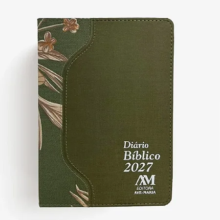 Diário Bíblico Ave Maria 2027 - Floral Verde