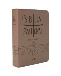 Bíblia Pastoral - Letra Grande - Zíper - Marrom