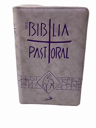 Bíblia Pastoral - Média - Zíper - Lilás