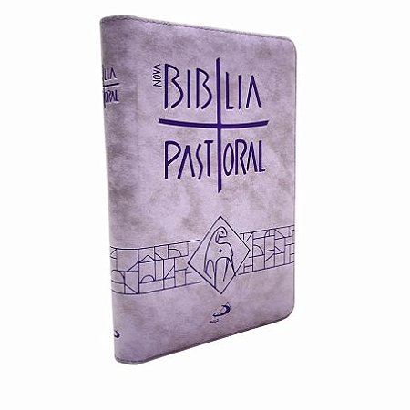 Bíblia Pastoral - Bolso - zíper - Lilás