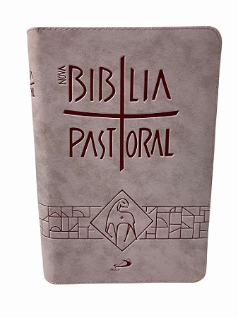 Bíblia Pastoral - Média - Zíper - Rosa
