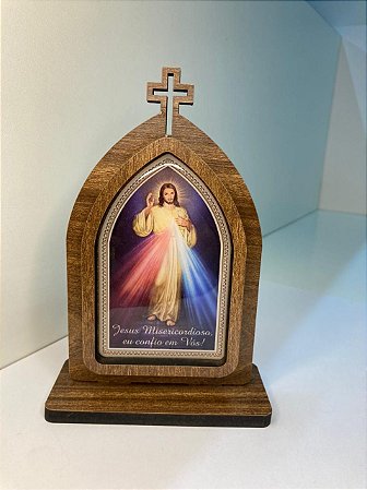 Capela s/ Porta - Jesus Misericordioso - 15cm