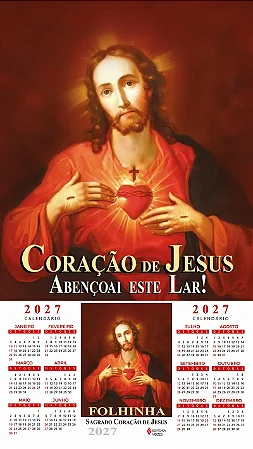 Folhinha - Sagrado Coração de Jesus - 2027