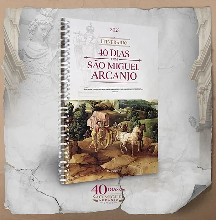 Livro -  Itinerário -  40 dias com São Miguel Arcanjo - Frei Gilson
