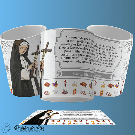 Caneca - Santa Rita de Cássia