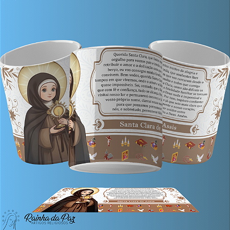 Caneca - Santa Clara de Assis