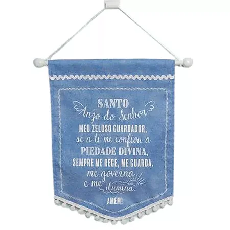 Flâmula -  Oração do Anjo da Guarda - Azul