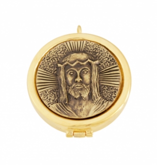 Teca - Face de Cristo - Dourada