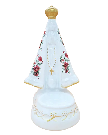 Nossa Senhora Aparecida INCENSÁRIO - Floral Vermelho