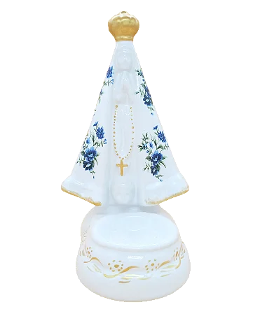 Nossa Senhora Aparecida INCENSÁRIO - Floral Azul