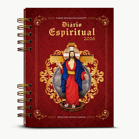 Diário Espiritual 2026 - Padre Reginaldo Manzotti - Capa Clássica