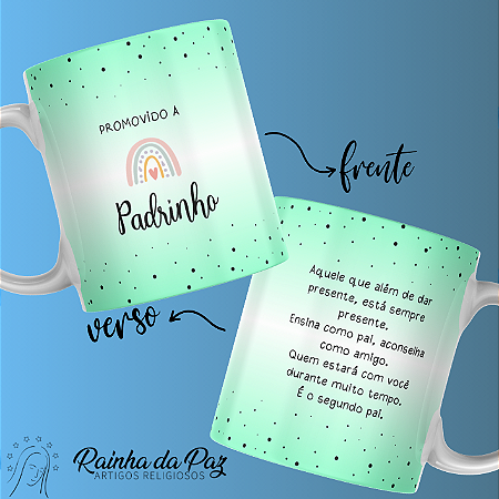 Caneca - Promovido de Padrinho - Verde