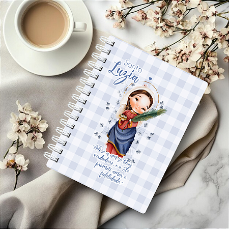 Caderno Personalizado - Santa Luzia - A5