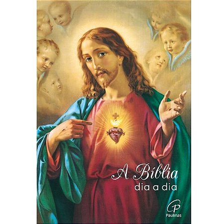 Bíblia dia a dia 2027 - Coração de Jesus - Capa Cristal