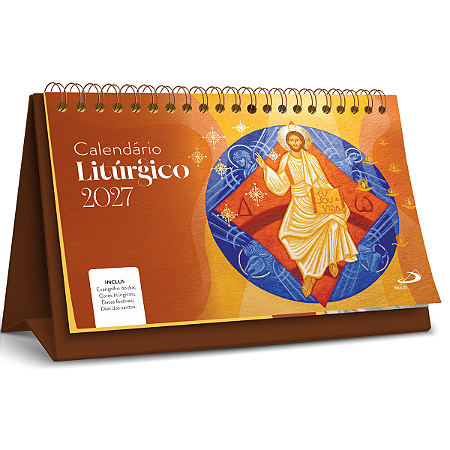 Calendário de Mesa Litúrgico - 2027 - Paulus