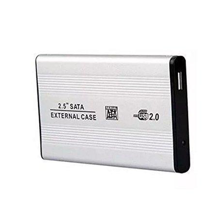 Case para HD 2.5" SATA USB 2.0 Prata - ET-H2501