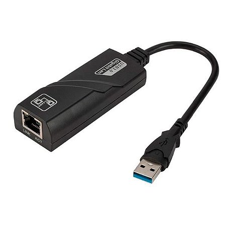 Adaptador USB 3.0 (M) X RJ45 (F) Multilaser 10/100/1000 - WI422