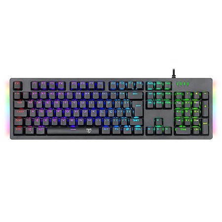 Teclado Mecânico T‑Dagger Bermuda RGB Switch Blue