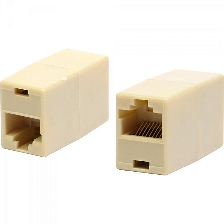 Emenda RJ45 Storm Fêmea/Fêmea CAT5e/CAT6 - Conexão e Extensão de Rede