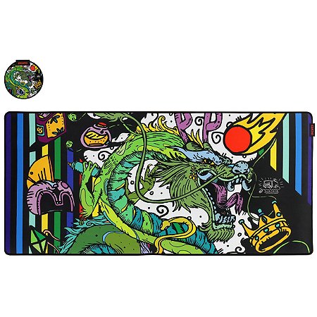 Mouse Pad Gamer PCYes Ancient Dragon Extended 90x42 cm PMA90X42