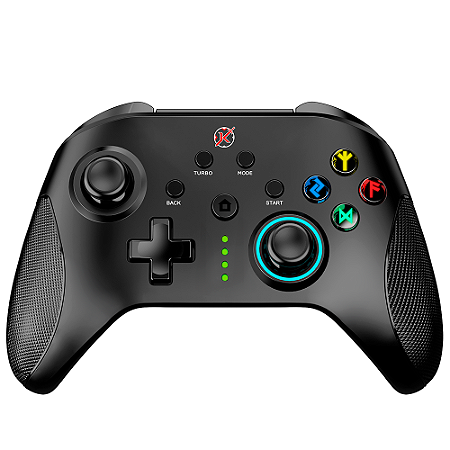 Controle Gamer Kalkan Tyr RGB Preto