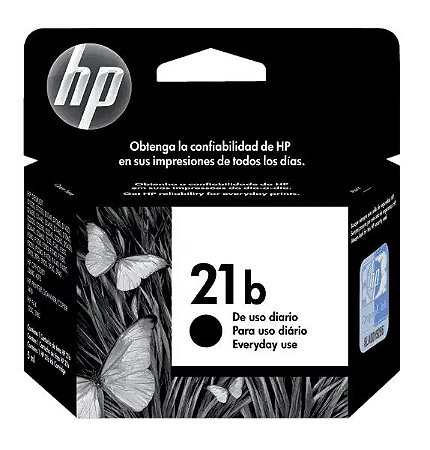 Cartucho HP Preto (21B) 7 ML - C9351BB