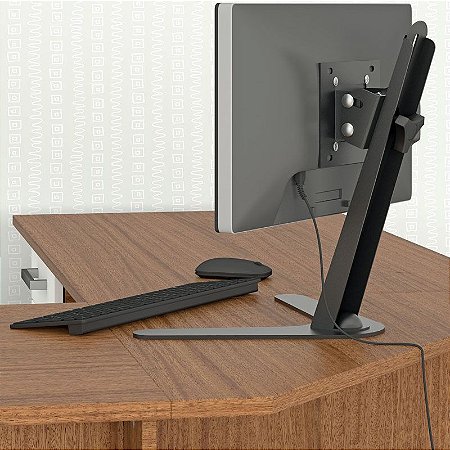 SUPORTE PARA MONITOR 10" A 24" COM AJUSTE DE ALTURA E INCLINAÇÃO MULTIVISÃO