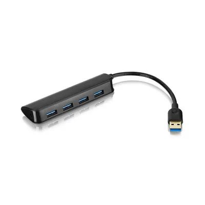 HUB USB SLIM 3.0 4 PORTAS PRETO AC289