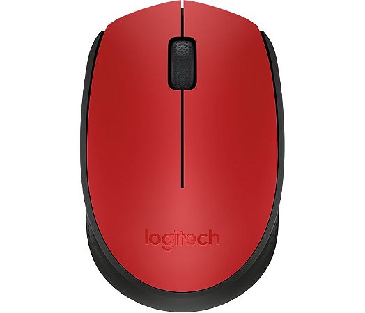 Mouse Logitech sem fio M170 Vermelho - M170