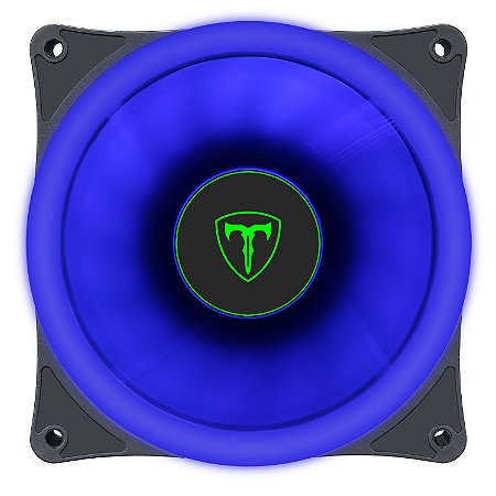 COOLER FAN T-DAGGER LED AZUL 12X2.5CM 12V T-TGF200-B