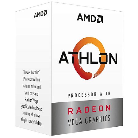 PROCESSADOR AMD ATHLON 3000G AM4 3.5GHZ 5MB CACHE