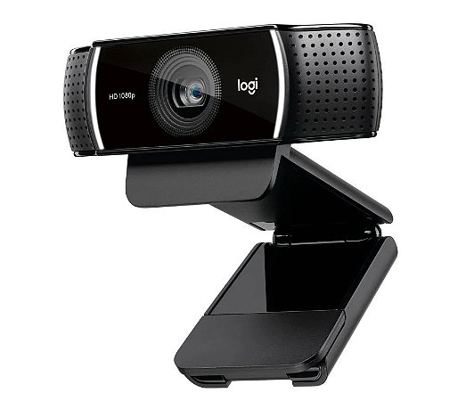 WEBCAM LOGITECH FULL HD 1080P C922 COM TRIPÉ