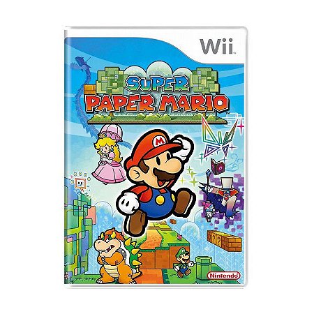 Jogo Super Paper Mario - Nintendo Wii (Usado) - Bragames