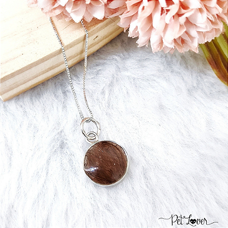 Colar Eterni com Pelinhos Prata 925