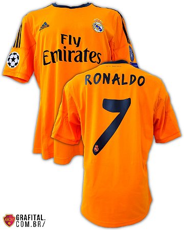 Real Madrid 2013/2014 Tamanho G 73x53cm - Grafital Camisas Relíquias