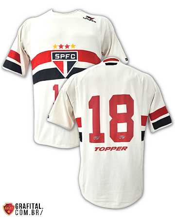 2005 Sao Paulo Home L/S Shirt - 7/10 - (S)