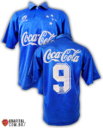 Cruzeiro 1993/1994 Tamanho G 78x52cm