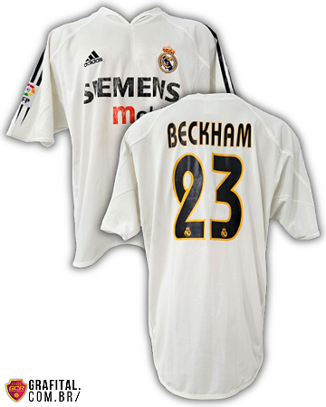Real Madrid 2004/2005 Tamanho GG 68x61cm